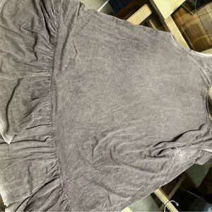 Dantelle Charcoal Sleeveless Top